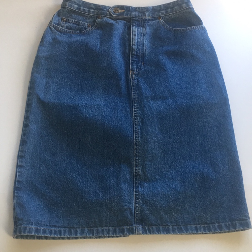 Liz Claiborne pencil VINTAGE versatile jeans skirt